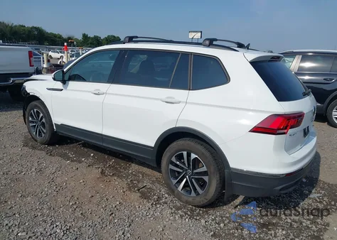 2022 Volkswagen Tiguan 2.0T S from USA, damaged, VIN 3VV1B7AX6NM144211